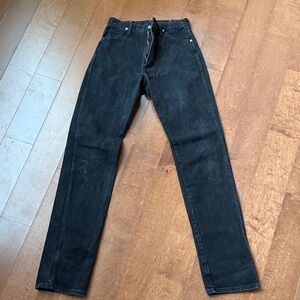 Black Straight-Leg Wranglers